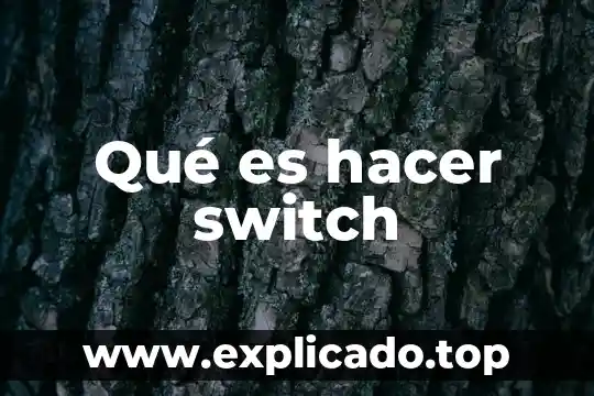 Port based switch que es 4 Qué es hacer switch