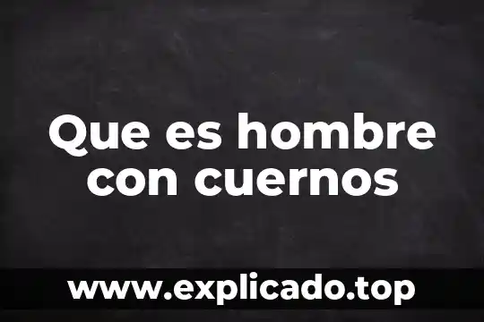 Nunca le digas a un hombre que es guapo 7 Que es hombre con cuernos