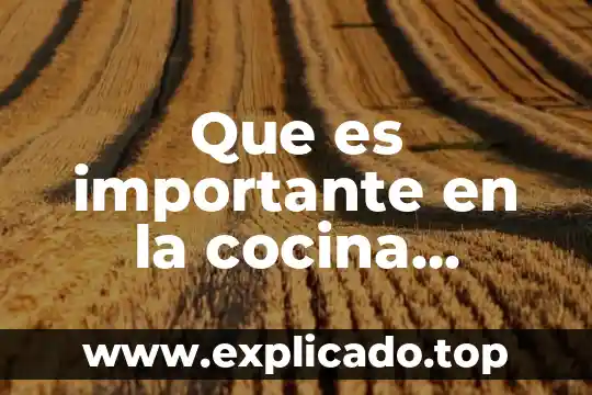 Proyecto web que es 7 Que es importante en la cocina mexicana