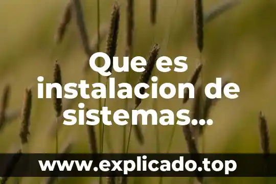 Que es overlays en sistemas operativos 3 Que es instalacion de sistemas operativos