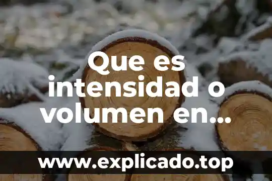 Qué es un tresillo en música 7 Que es intensidad o volumen en musica