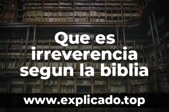 Que es un acto inseguro segun la gtc 45 8 Que es irreverencia segun la biblia