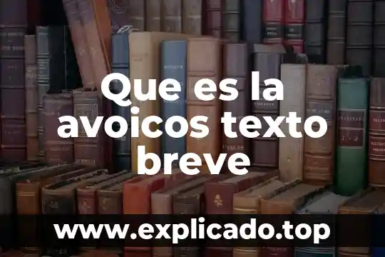 Que es el narcotrafico concepto breve 5 Que es la avoicos texto breve