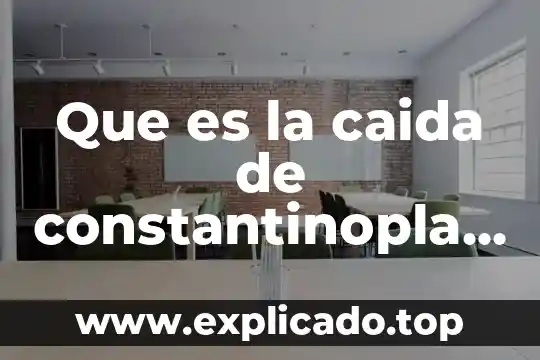 Qué es bueno para detener la caída de cabello 8 Que es la caida de constantinopla resumen