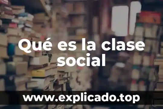 Ejemplo de una clase donde conozcan lo que es pi 8 Qué es la clase social