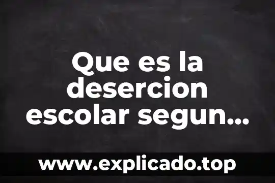 Que es un acto inseguro segun la gtc 45 3 Que es la desercion escolar segun el ministerio de educacion