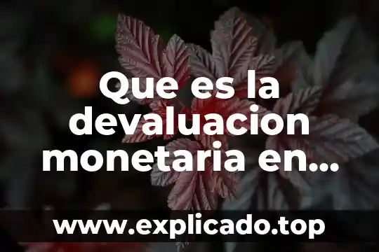 Qué es política monetaria expansiva y contractiva 8 Que es la devaluacion monetaria en mexico 2018