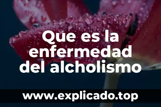 Weimar que es 8 Que es la enfermedad del alcholismo