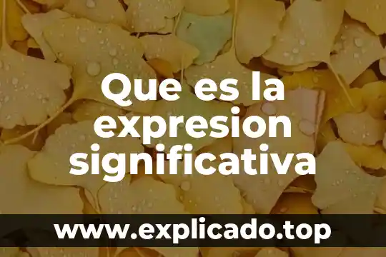 Diferencia mínima significativa que es 5 Que es la expresion significativa