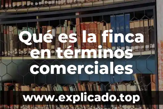 En términos arquitectónicos qué es un retablo 8 Qué es la finca en términos comerciales