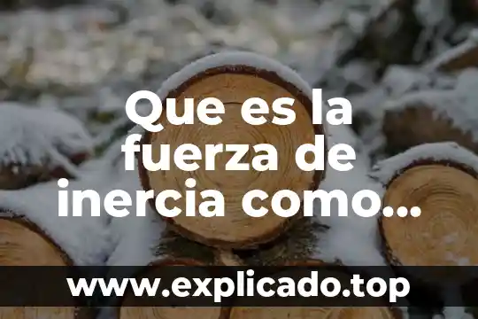 Que es el movimiento y se obserba 3 Que es la fuerza de inercia como resistencia al movimiento