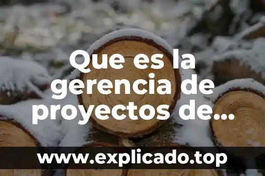 Qué es MGA en proyectos 6 Que es la gerencia de proyectos de una empresa