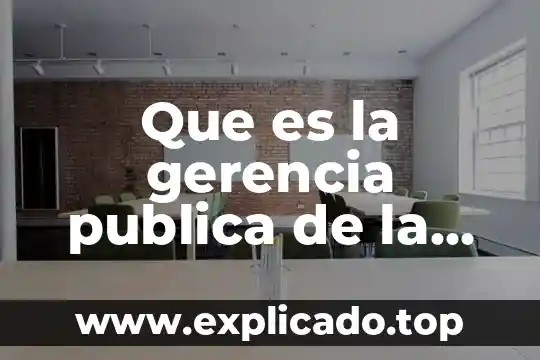 Abstencion de investigar que es 3 Que es la gerencia publica de la ciencias politicas