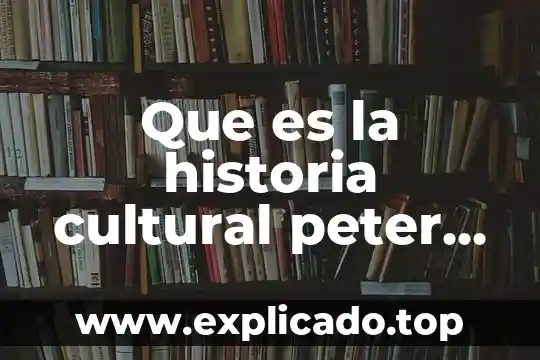 Que es una ficha de comentario yahoo 7 Que es la historia cultural peter burke ficha bibliografica