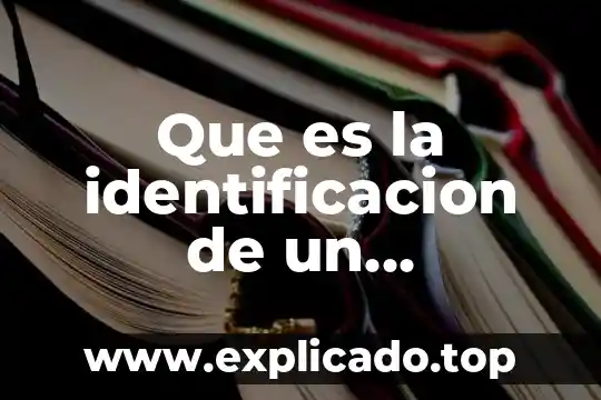 Qué es la identificación y pertenencia en personas y grupos 5 Que es la identificacion de un problema en un proyecto