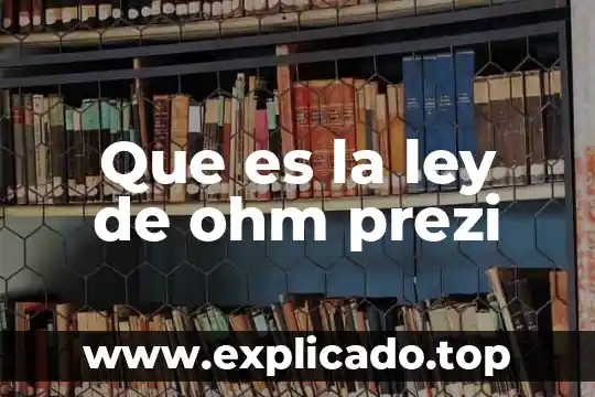 Que es una ley tributaria yahoo 8 Que es la ley de ohm prezi
