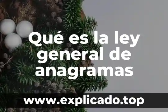 Que es la ley de las octavas de newlas 5 Qué es la ley general de anagramas