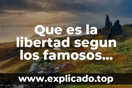 Que es la libertad segun los famosos griegos