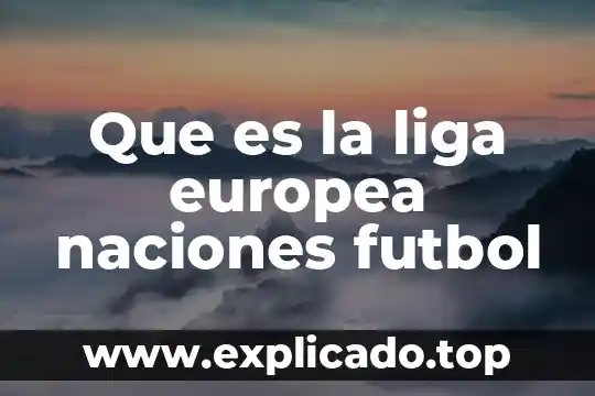 Que es agencia europea de seguridad alimentaria 4 Que es la liga europea naciones futbol