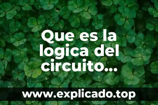 Que es la logica del circuito electroneumatico