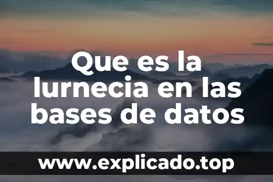 Que es la ingenieria inversa bases de datos 6 Que es la lurnecia en las bases de datos