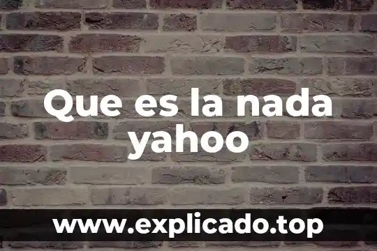 Que es rapsodia yahoo 6 Que es la nada yahoo
