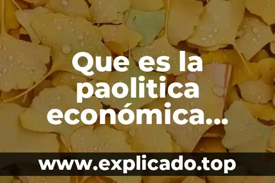 Que es la devaluacion monetaria en mexico 2018 7 Que es la paolitica económica monetaria en mexico