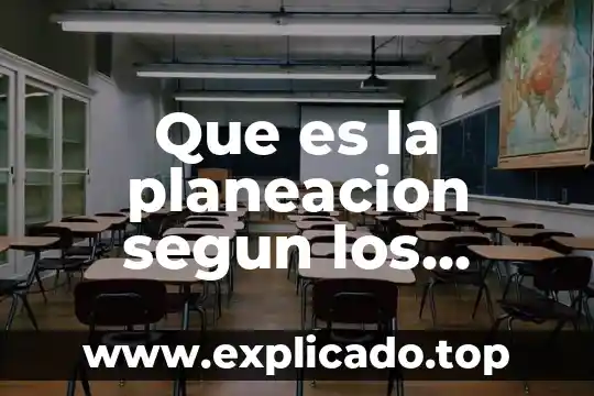 Que es oficematica herramientas y programas 3 Que es la planeacion segun los programas de estudio