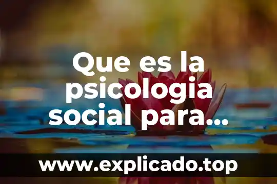 Que es la psicologia social para martin baro