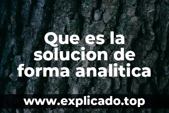 Que es calibracion en quimica analitica 7 Que es la solucion de forma analitica