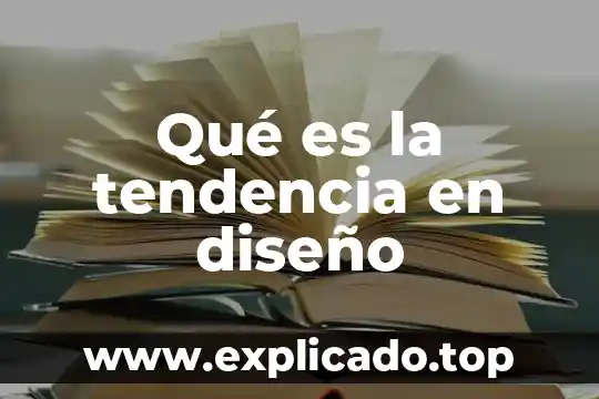 Que es una expresion diseño de algoritmica 3 Qué es la tendencia en diseño