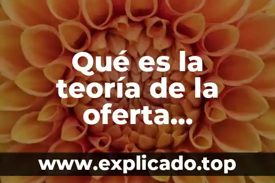 Que es la teoria de paciolo 7 Qué es la teoría de la oferta agregada