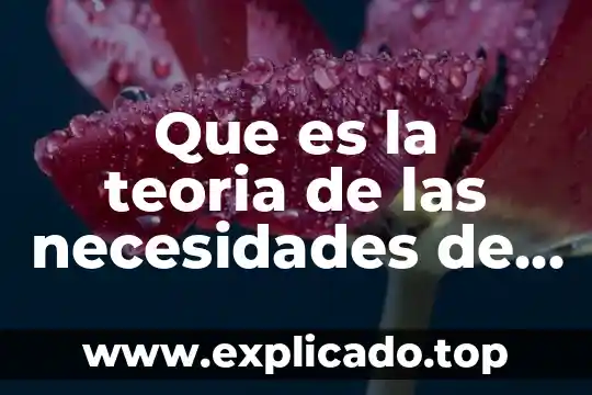 Teoria de la personalidad de maslow que es 6 Que es la teoria de las necesidades de abraham maslow