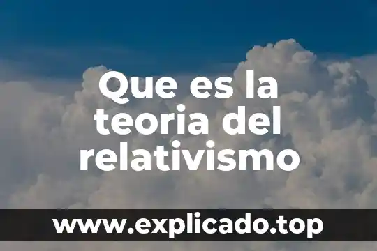 Que es la teoria de paciolo 4 Que es la teoria del relativismo