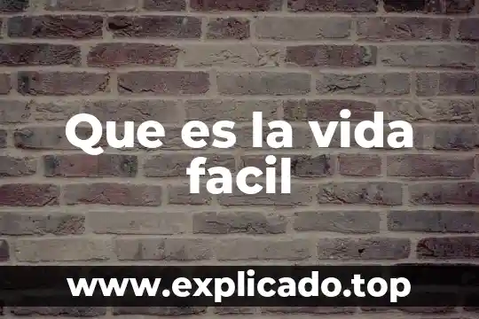 Qué es vida útil de un proyecto 7 Que es la vida facil