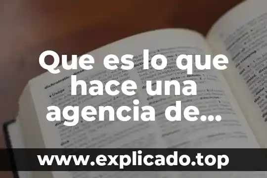 Que es lo que hace una agencia de viaje receptiva