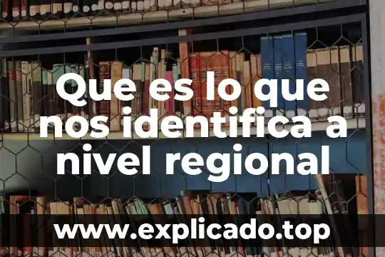Que es un plano y que nos muestra 3 Que es lo que nos identifica a nivel regional