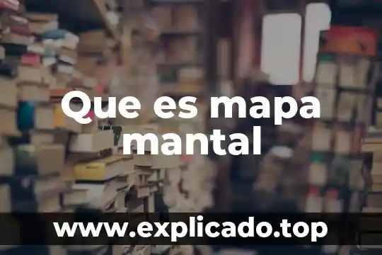 Que es mapa mantal