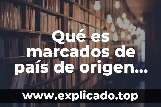 Que es punto de origen en aeronautica 4 Qué es marcados de país de origen y su salvaguarda