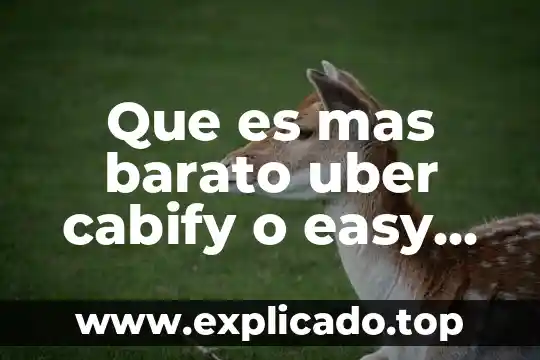 ¿Qué es más barato DHL o UPS? 7 Que es mas barato uber cabify o easy taxi