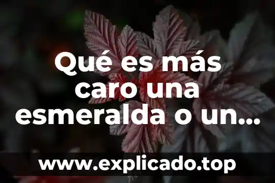 Qué es más caro el acero o el hierro forjado 3 Qué es más caro una esmeralda o un rubí