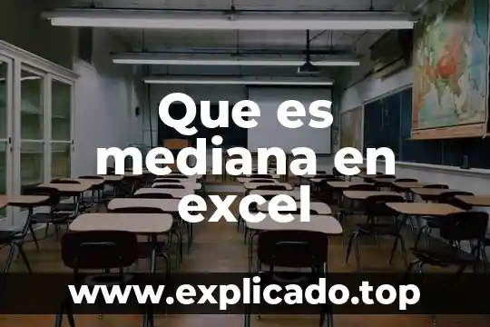 Libro excel que es 3 Que es mediana en excel