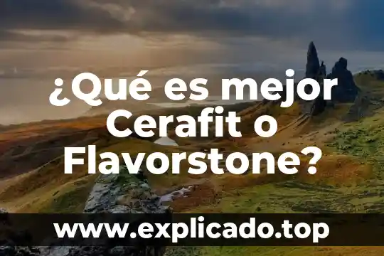 Que es mejor un ryzen 1700 o ryzen 2600 8 ¿Qué es mejor Cerafit o Flavorstone?