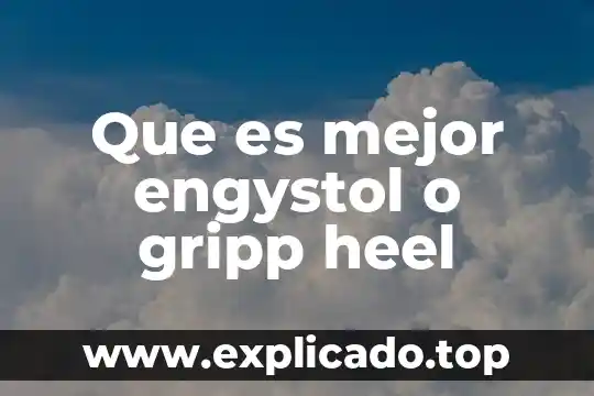 Que es mejor engystol o gripp heel