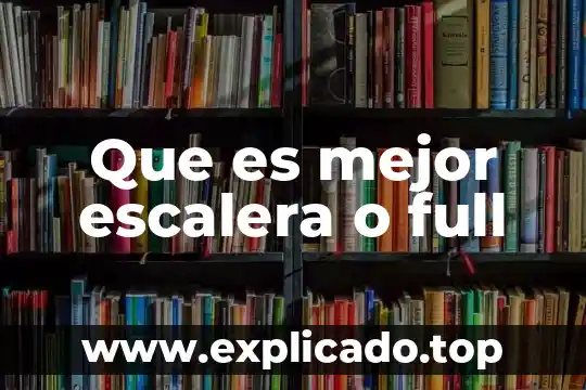 ¿Qué es mejor PAL o NTSC Wii? 7 Que es mejor escalera o full
