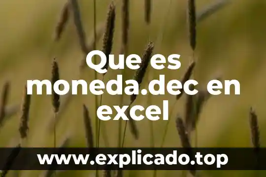 Que es el alineado en excel 6 Que es moneda.dec en excel