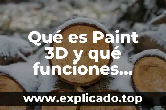 Que es diseño de figuras básicas en 3d 4 Qué es Paint 3D y qué funciones tiene