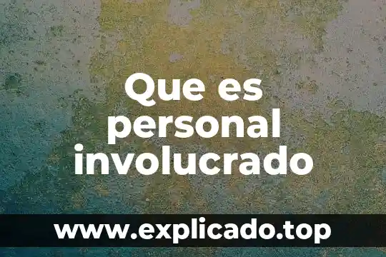 Que es el.demonio personal 5 Que es personal involucrado