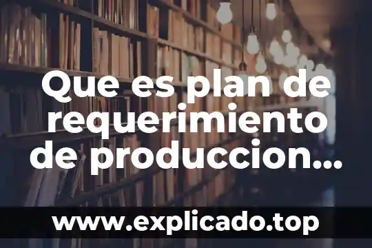 Que es punto como elemento de expresion plastica 3 Que es plan de requerimiento de produccion que necesitas
