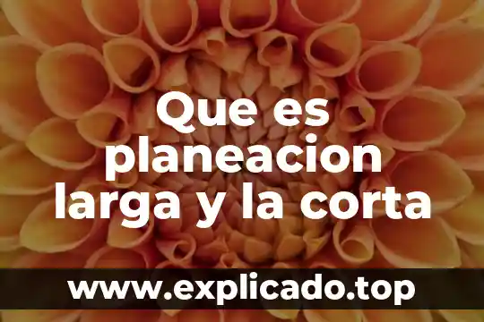 Qué es un prisma definición corta 5 Que es planeacion larga y la corta